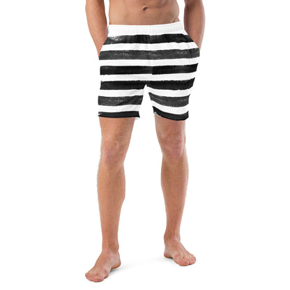 Men's Zebra swim trunks