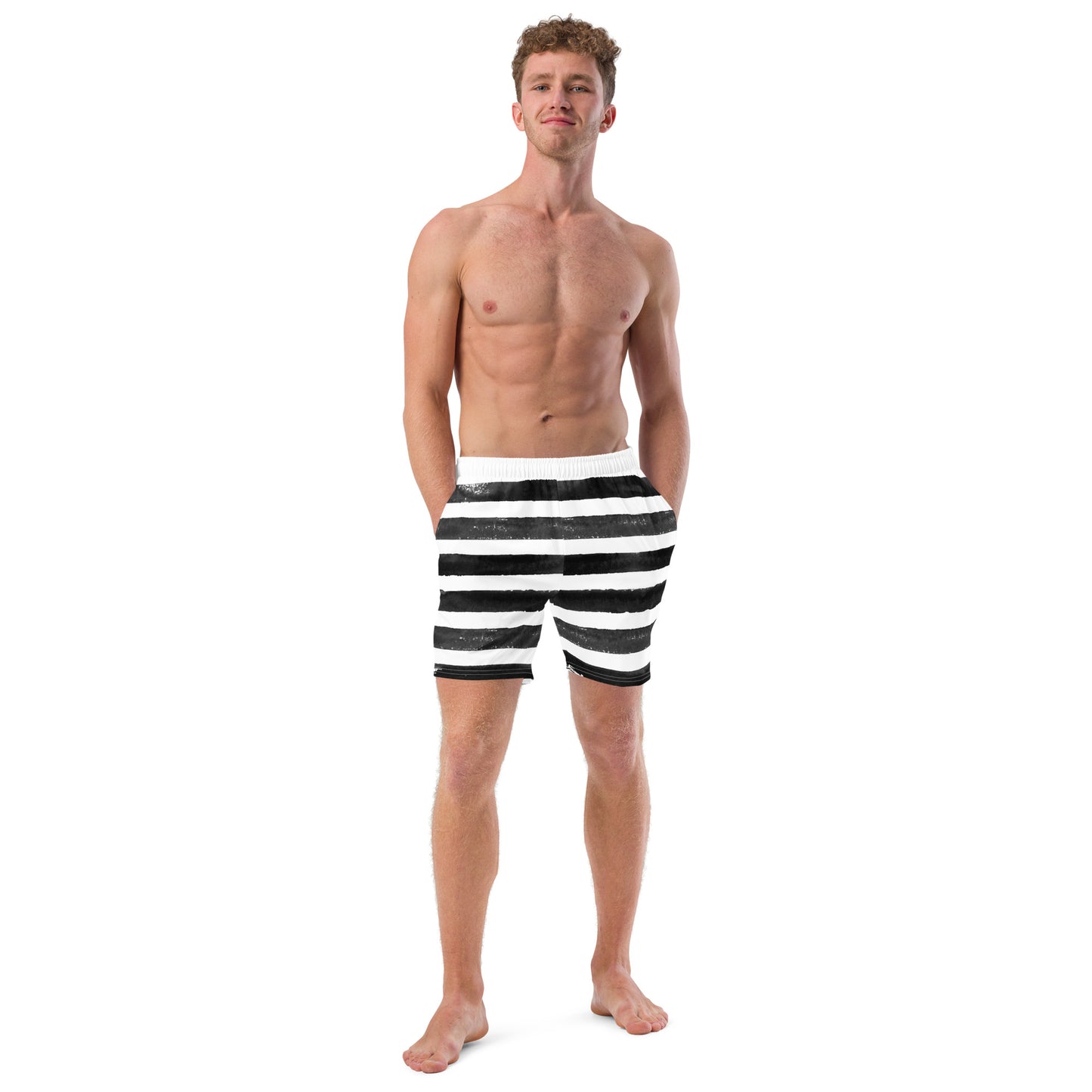 Men's Zebra swim trunks