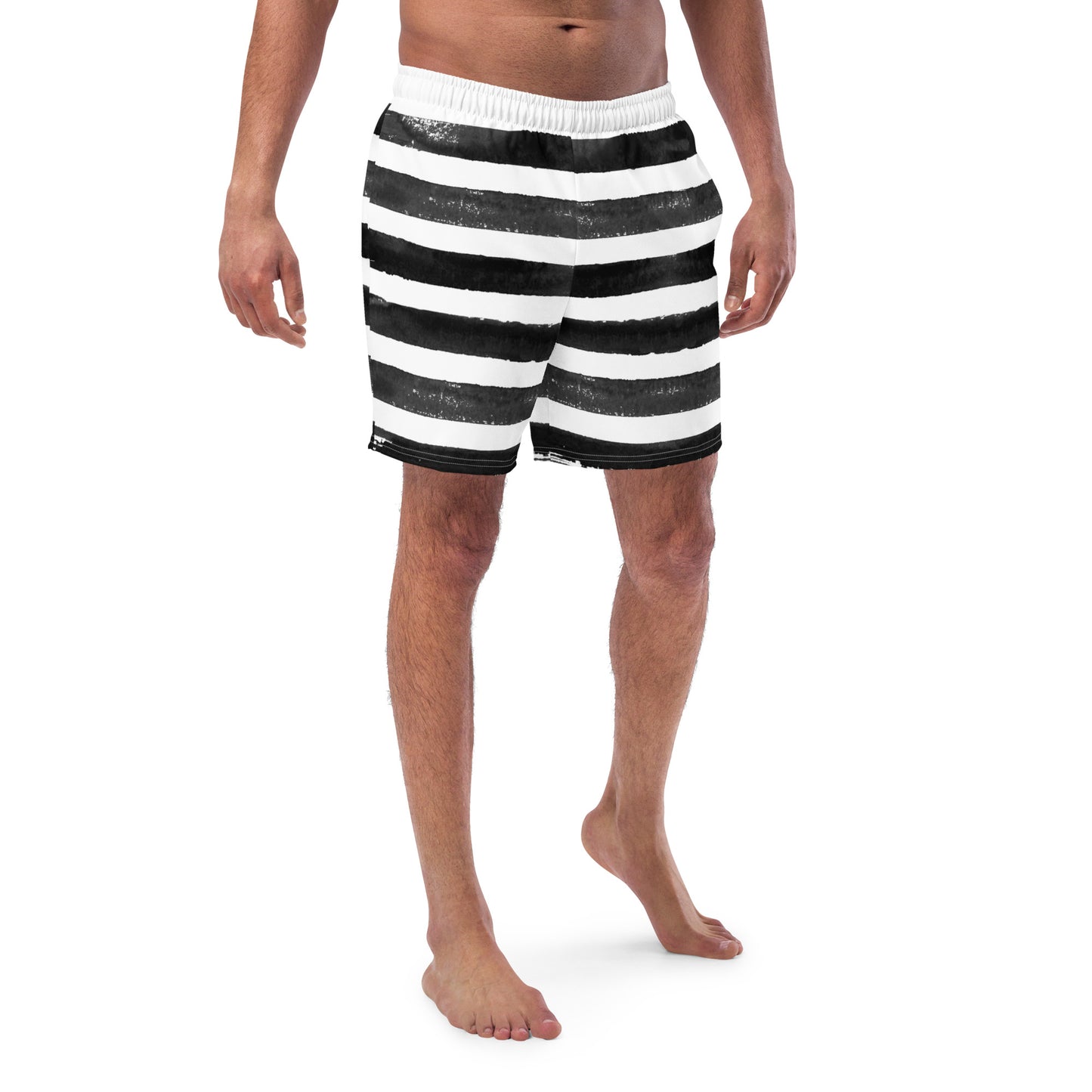 Men's Zebra swim trunks