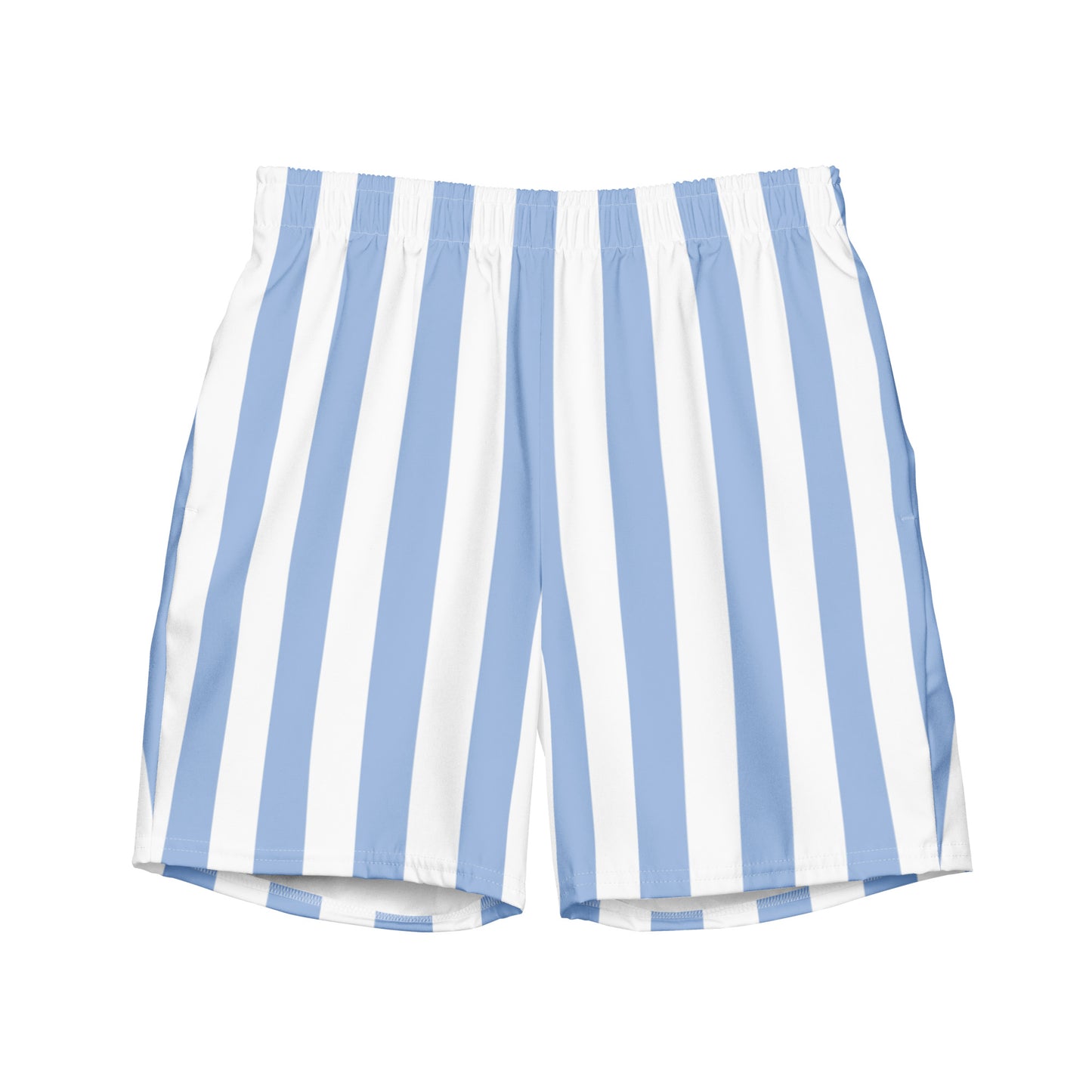 Men's Light Blue Stripes swim trunks