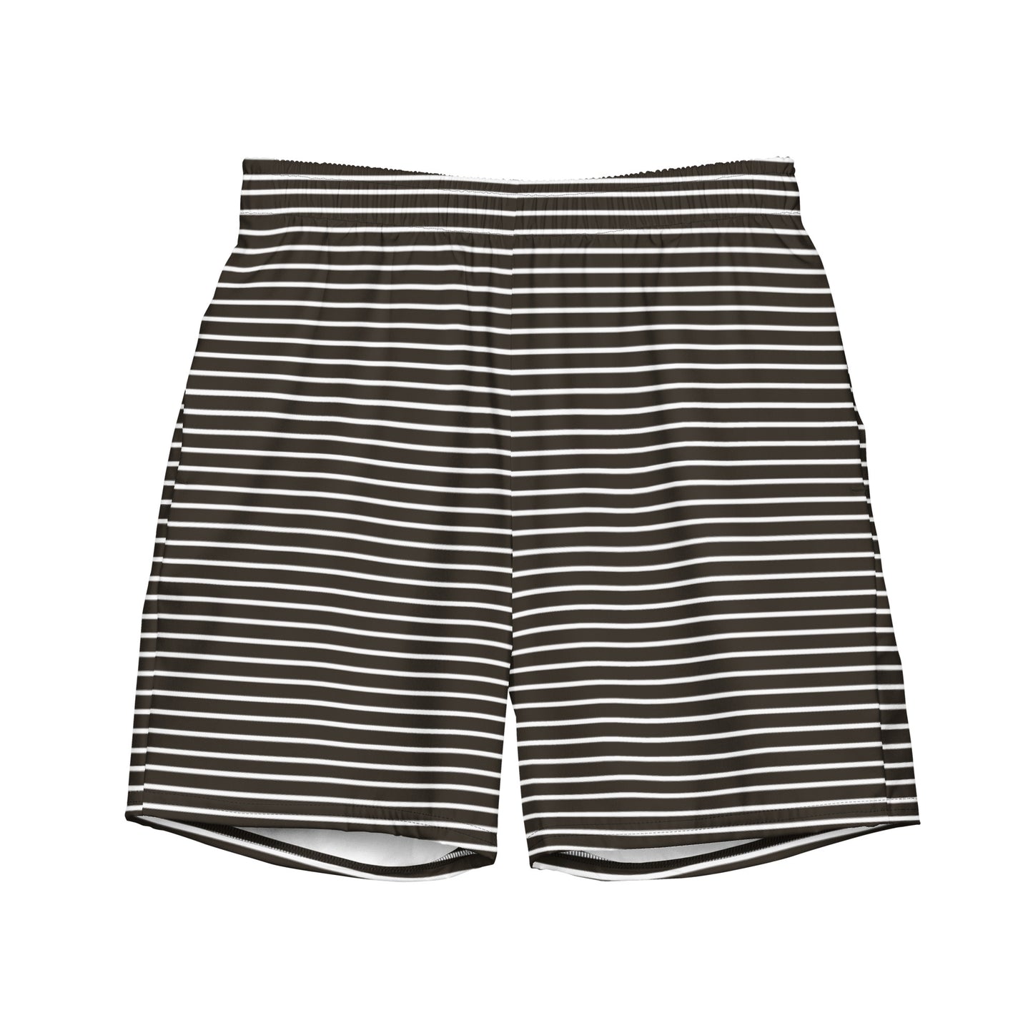 Men's Stripes B&W swim trunks