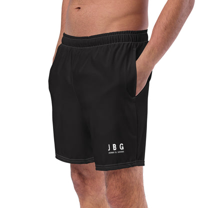 Men's Classic Black swim trunks