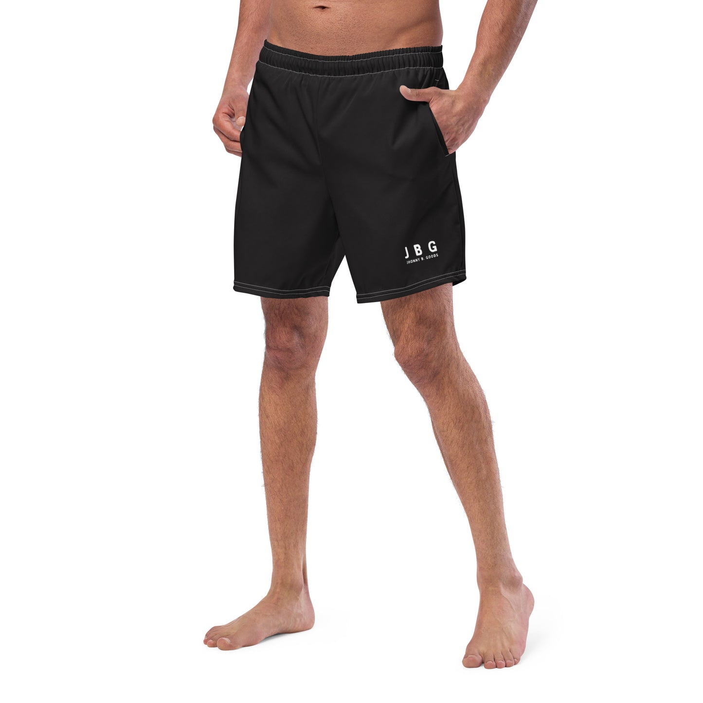 Men's Classic Black swim trunks