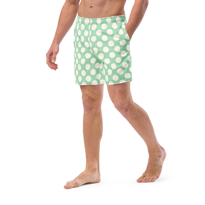 Men's Green Dots swim trunks