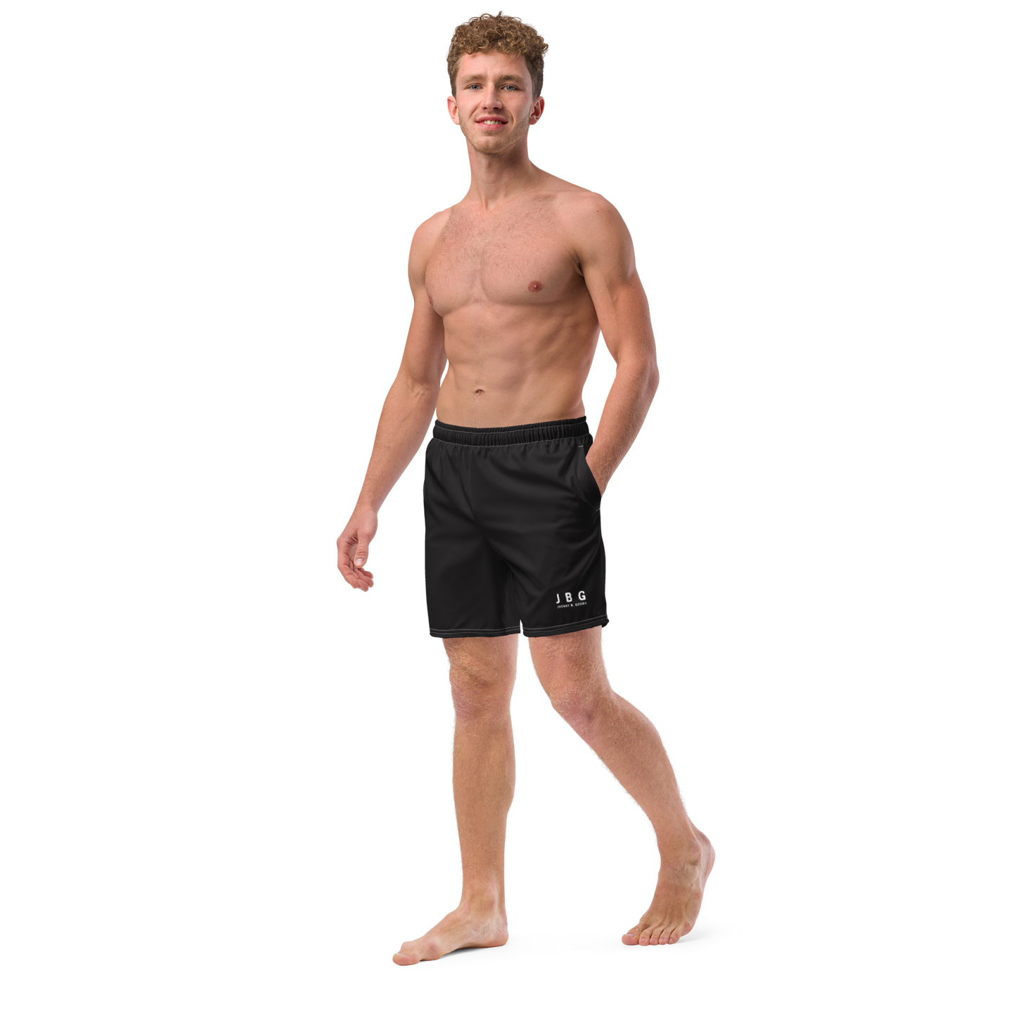 Men's Black Classic swim trunks