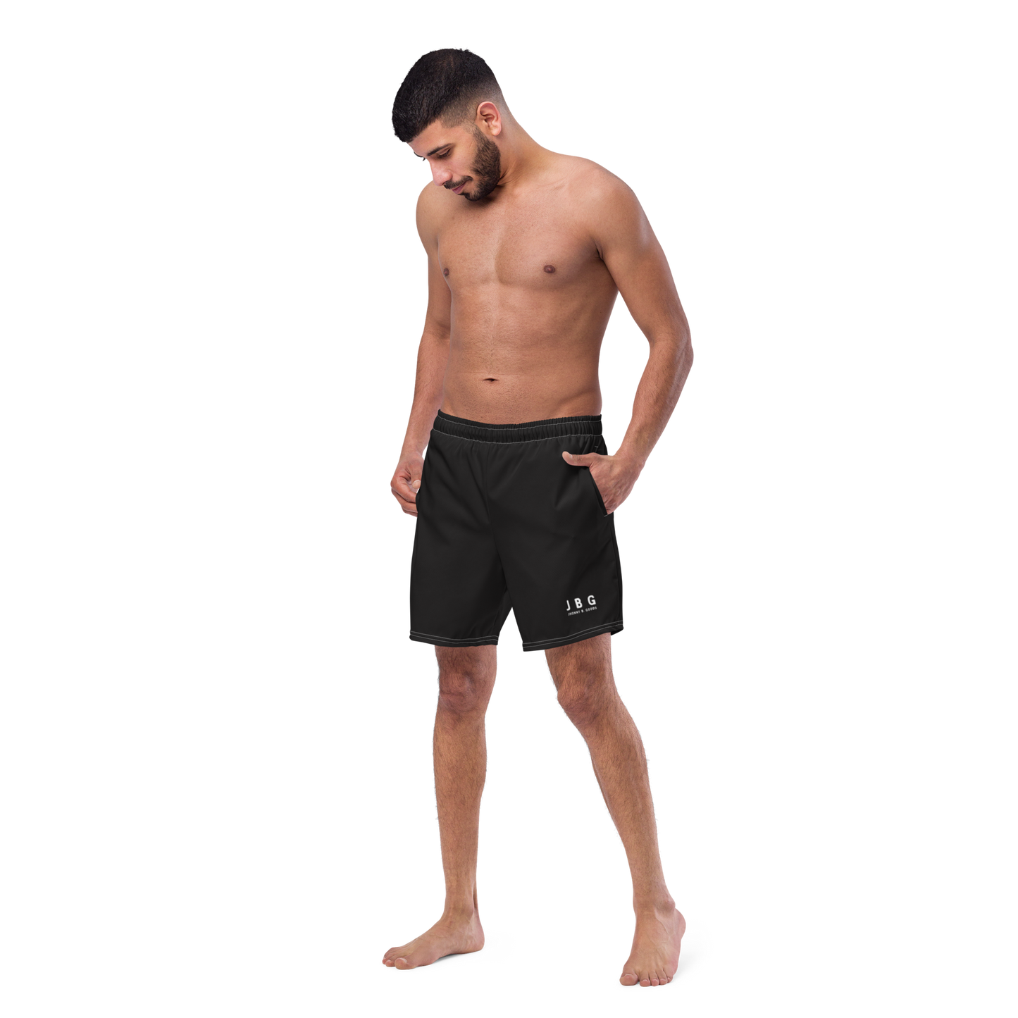 Men's Black Classic swim trunks