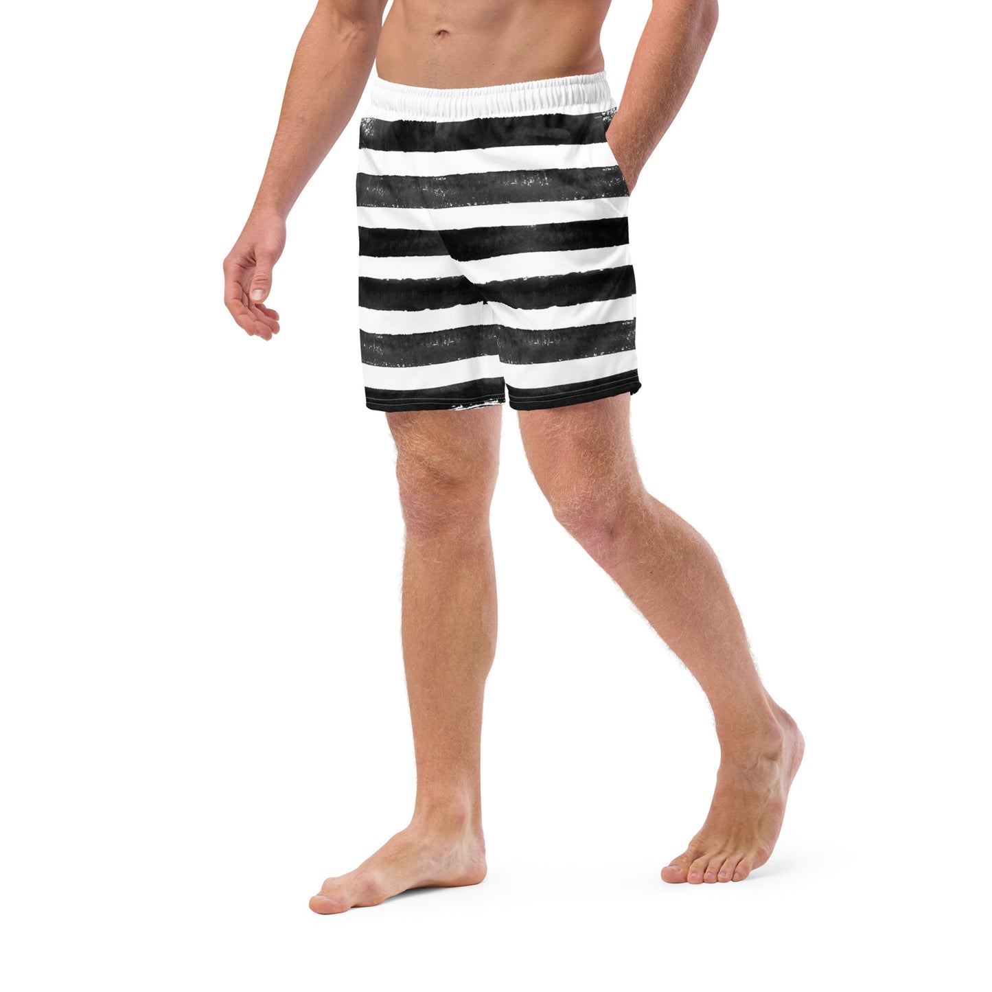 Men's Zebra swim trunks