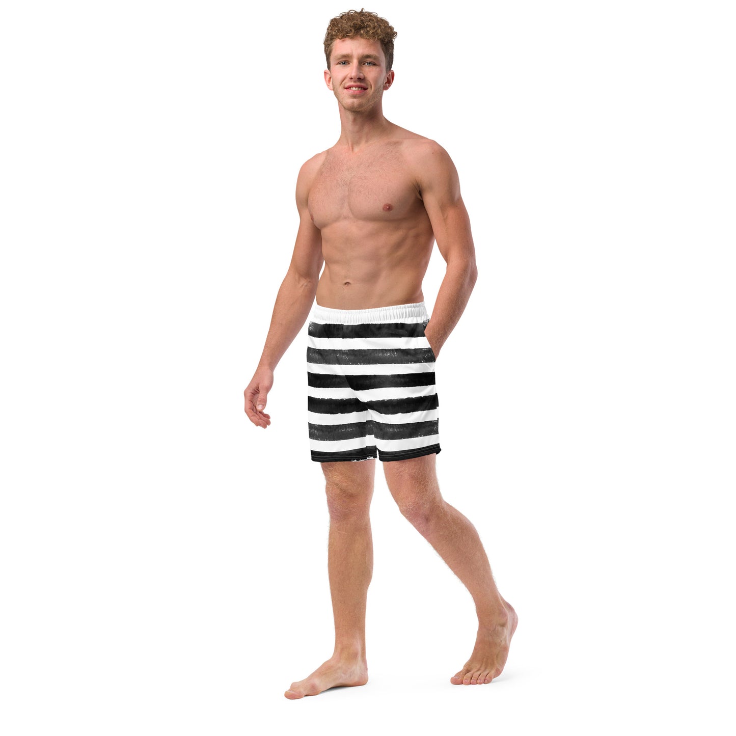 Men's Zebra swim trunks