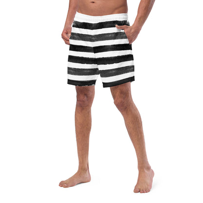 Men's Zebra swim trunks