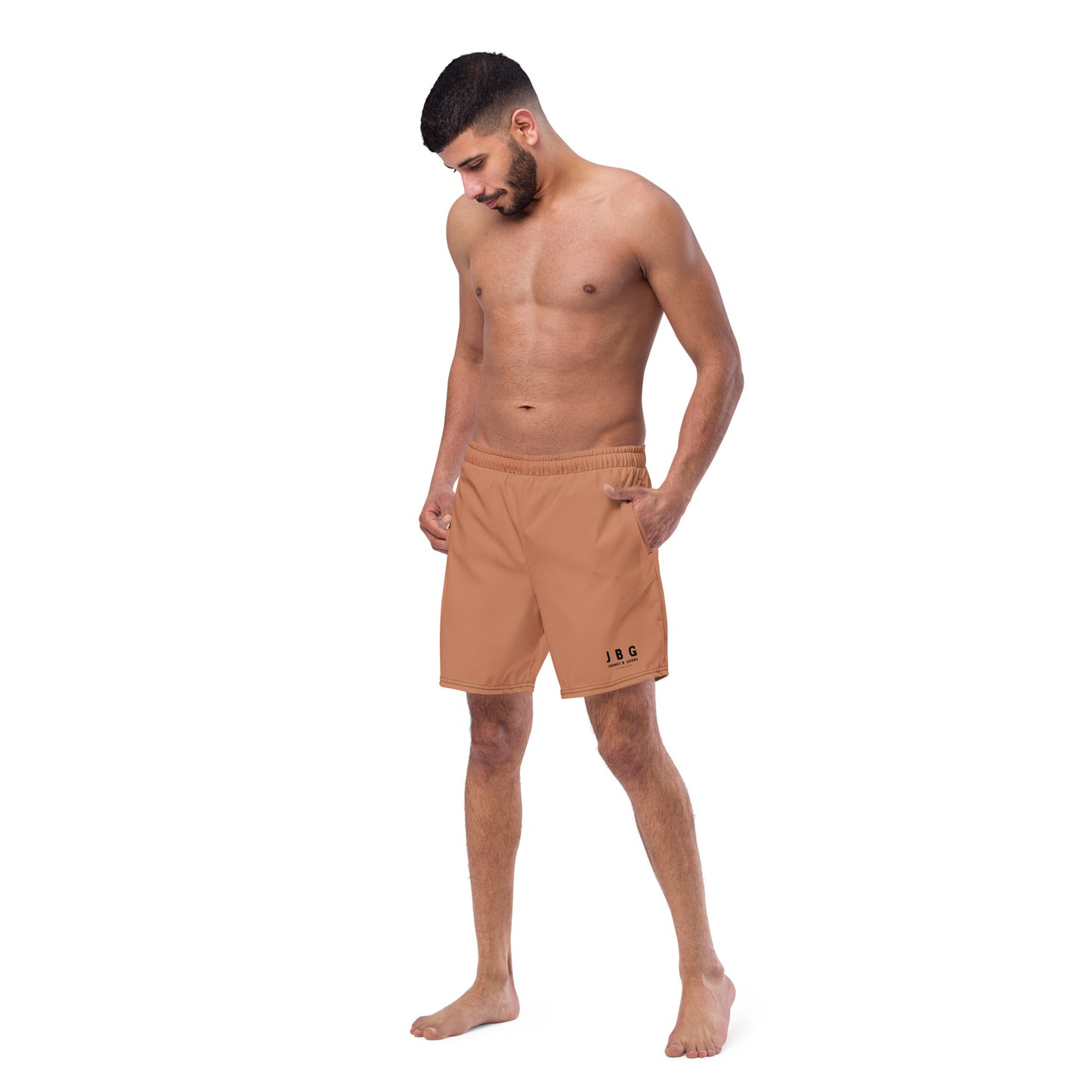 Men's Windsor Tan swim trunks