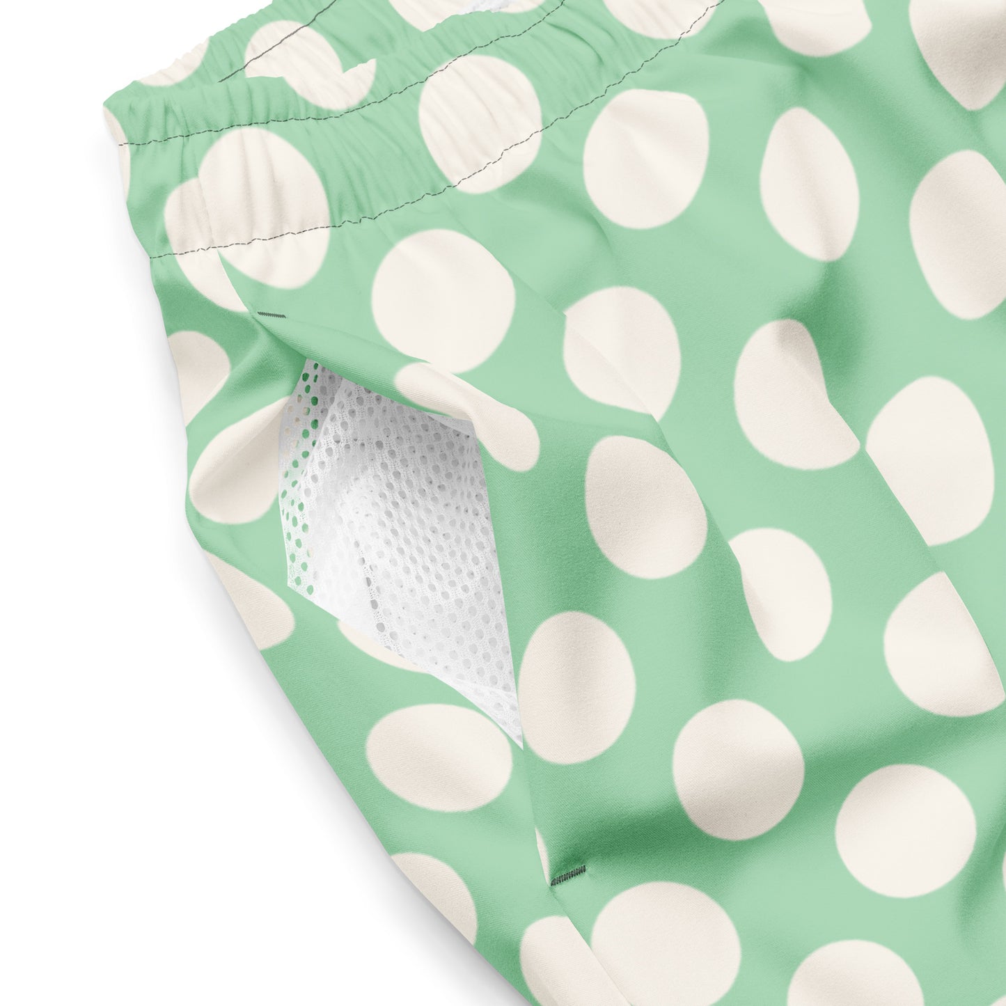 Men's Green Dots swim trunks