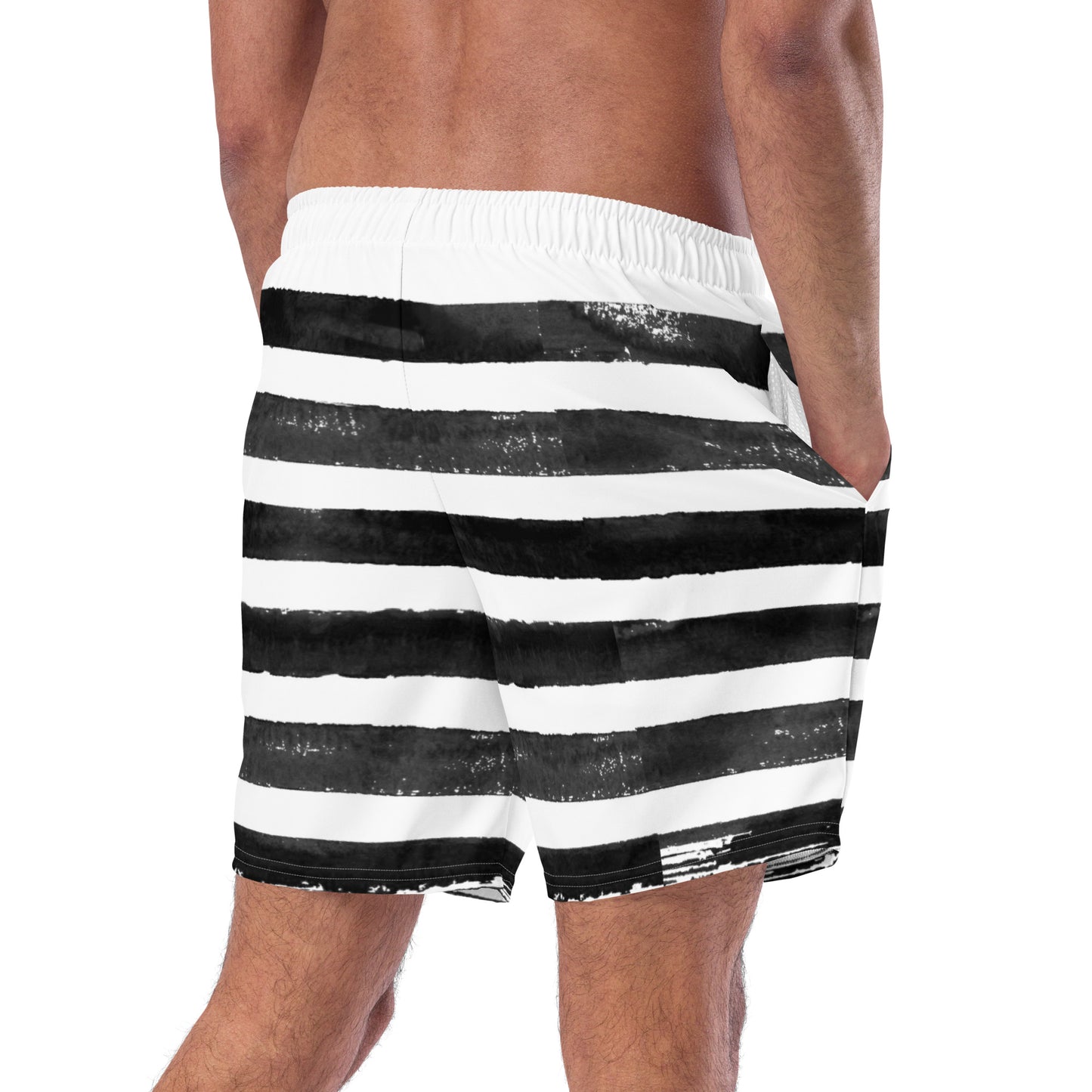 Men's Zebra swim trunks