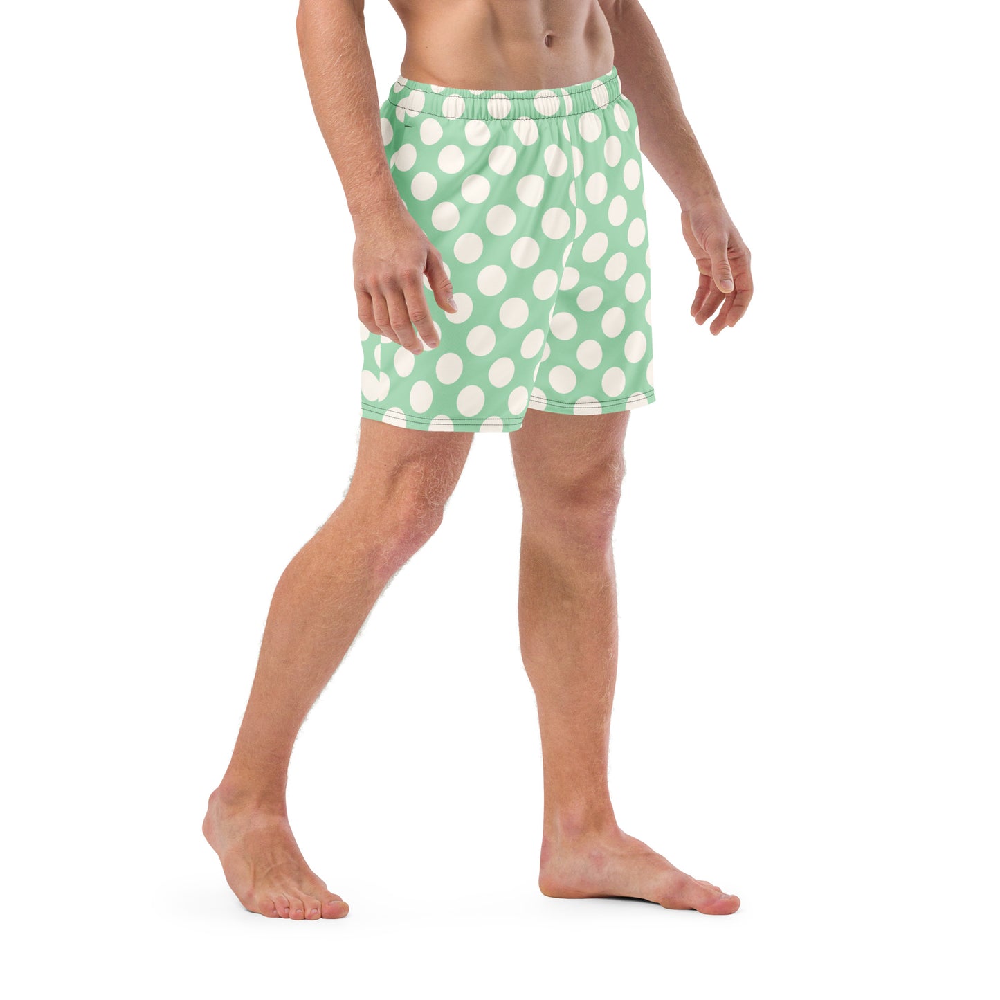 Men's Green Dots swim trunks