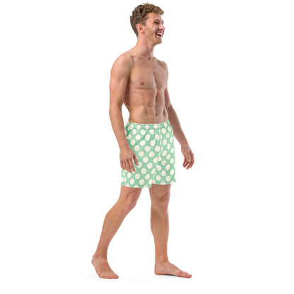 Men's Green Dots swim trunks