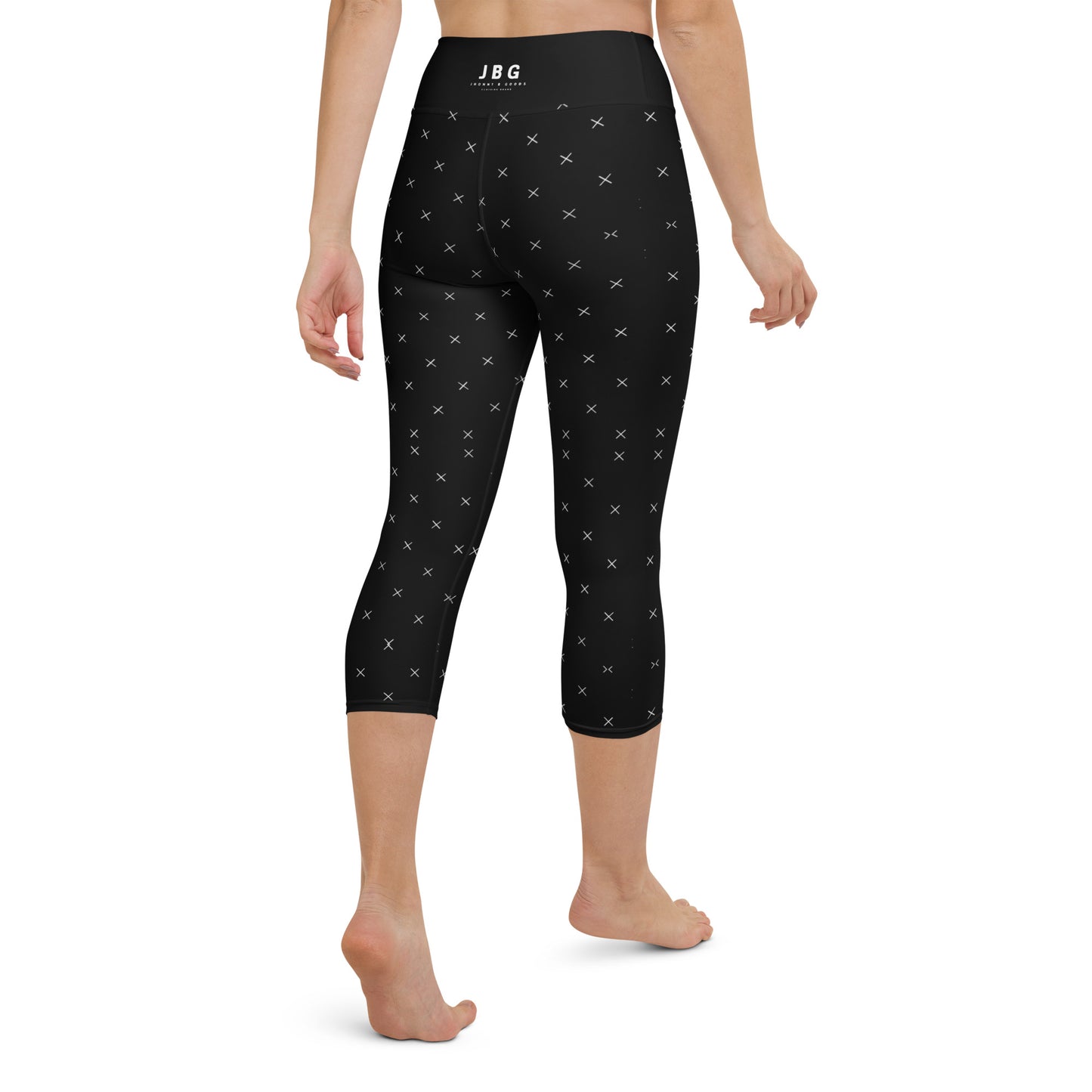 X Pattern yoga Capri Leggings