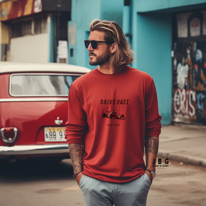 Drive Fast men's Long Sleeve Tee