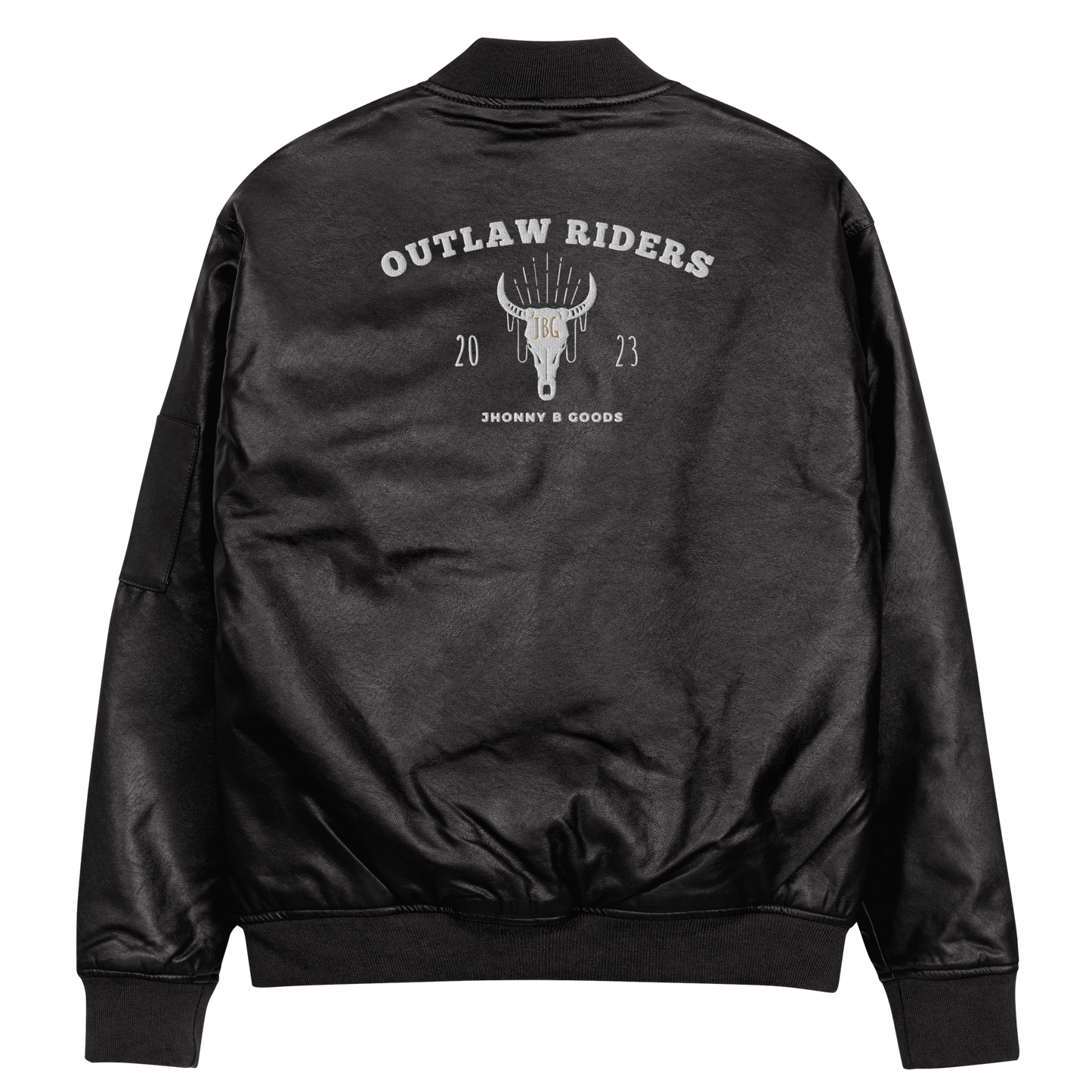 Outlaw Leather Bomber Jacket