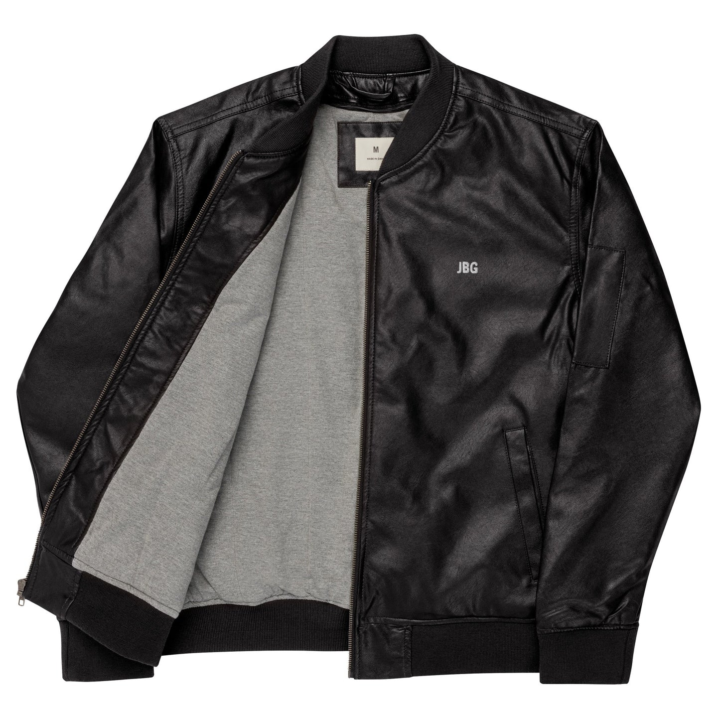 Maybe Next Time womens Leather Bomber Jacket