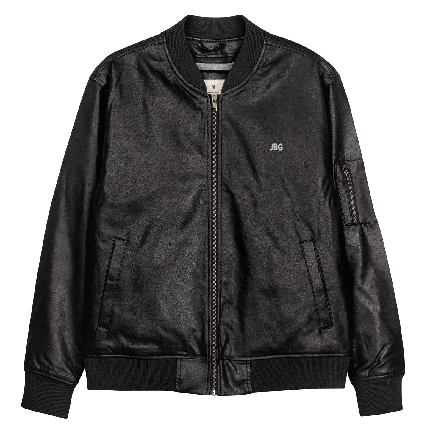 Maybe Next Time womens Leather Bomber Jacket