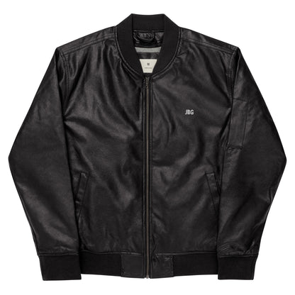 Maybe Next Time Leather Bomber Jacket