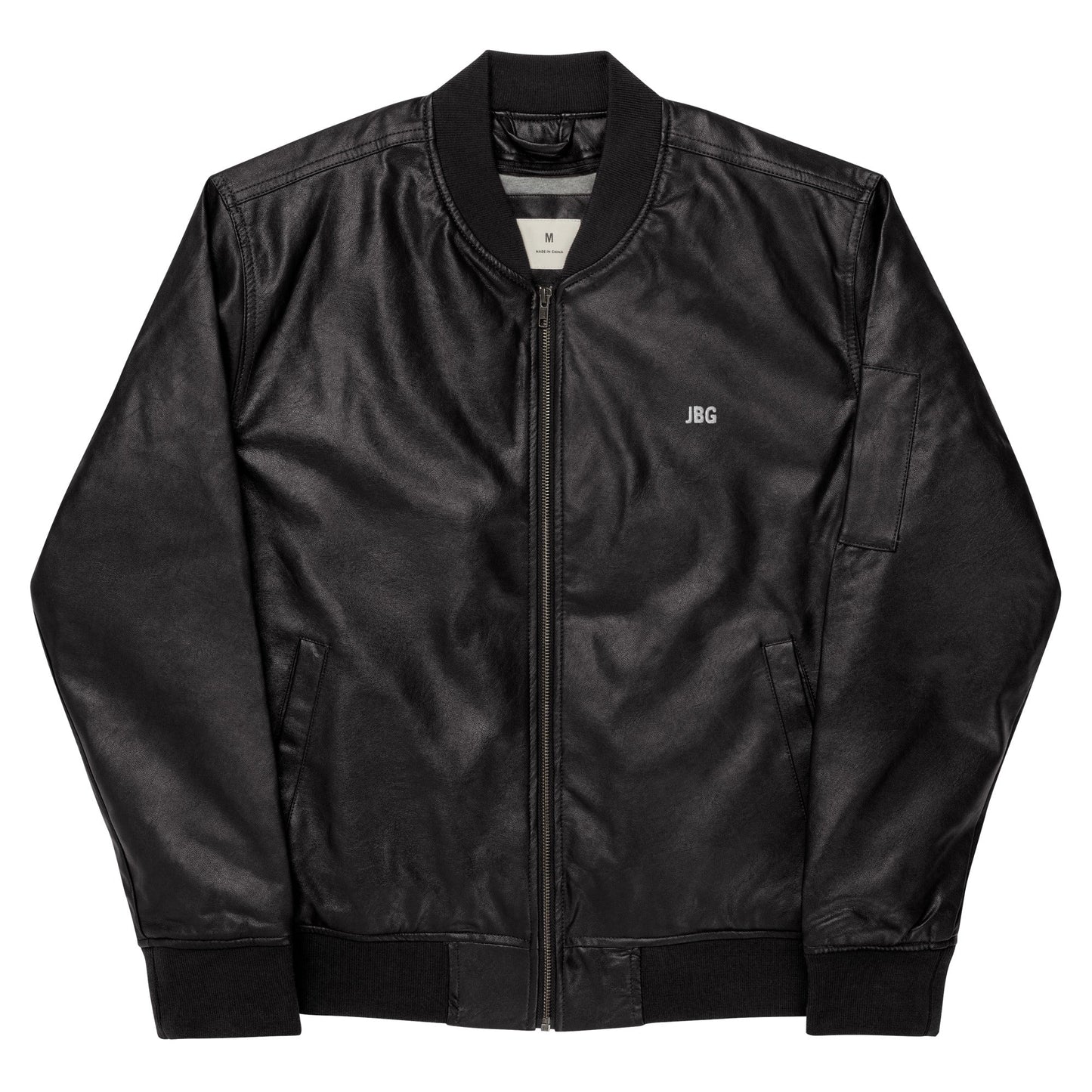 Maybe Next Time womens Leather Bomber Jacket