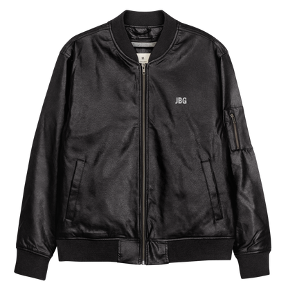 Bad Girls Club Leather Bomber Jacket