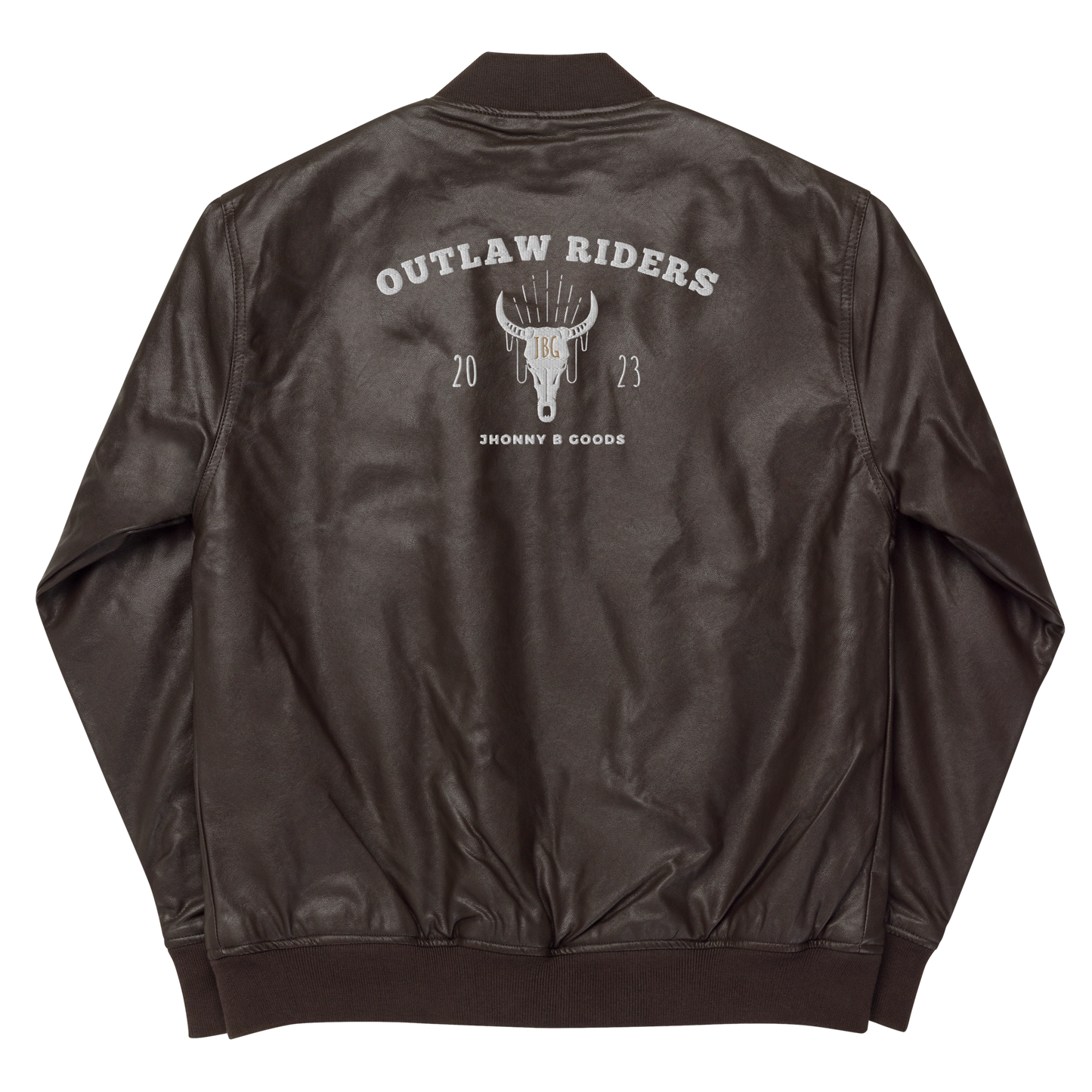 Outlaw Leather Bomber Jacket