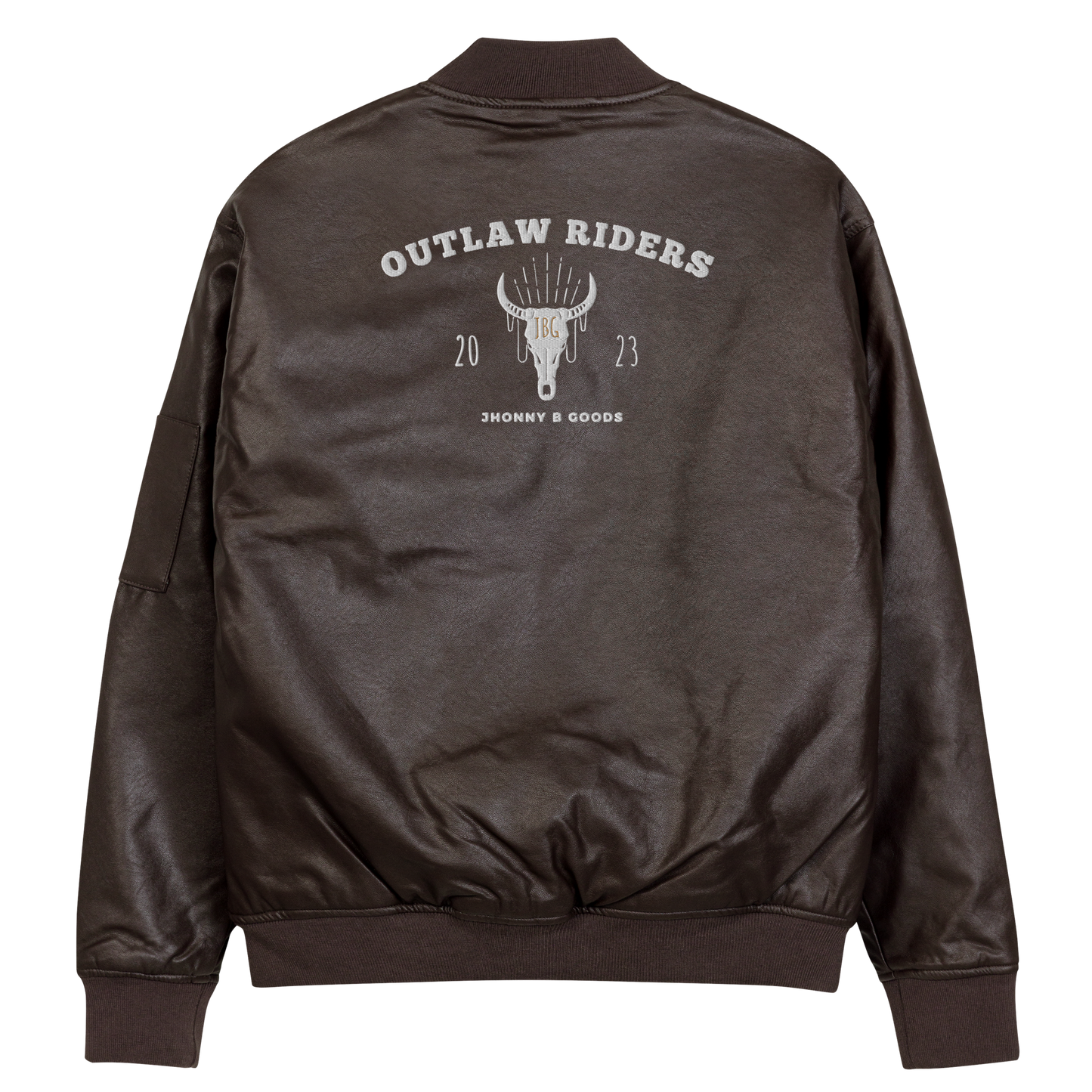 Outlaw Leather Bomber Jacket