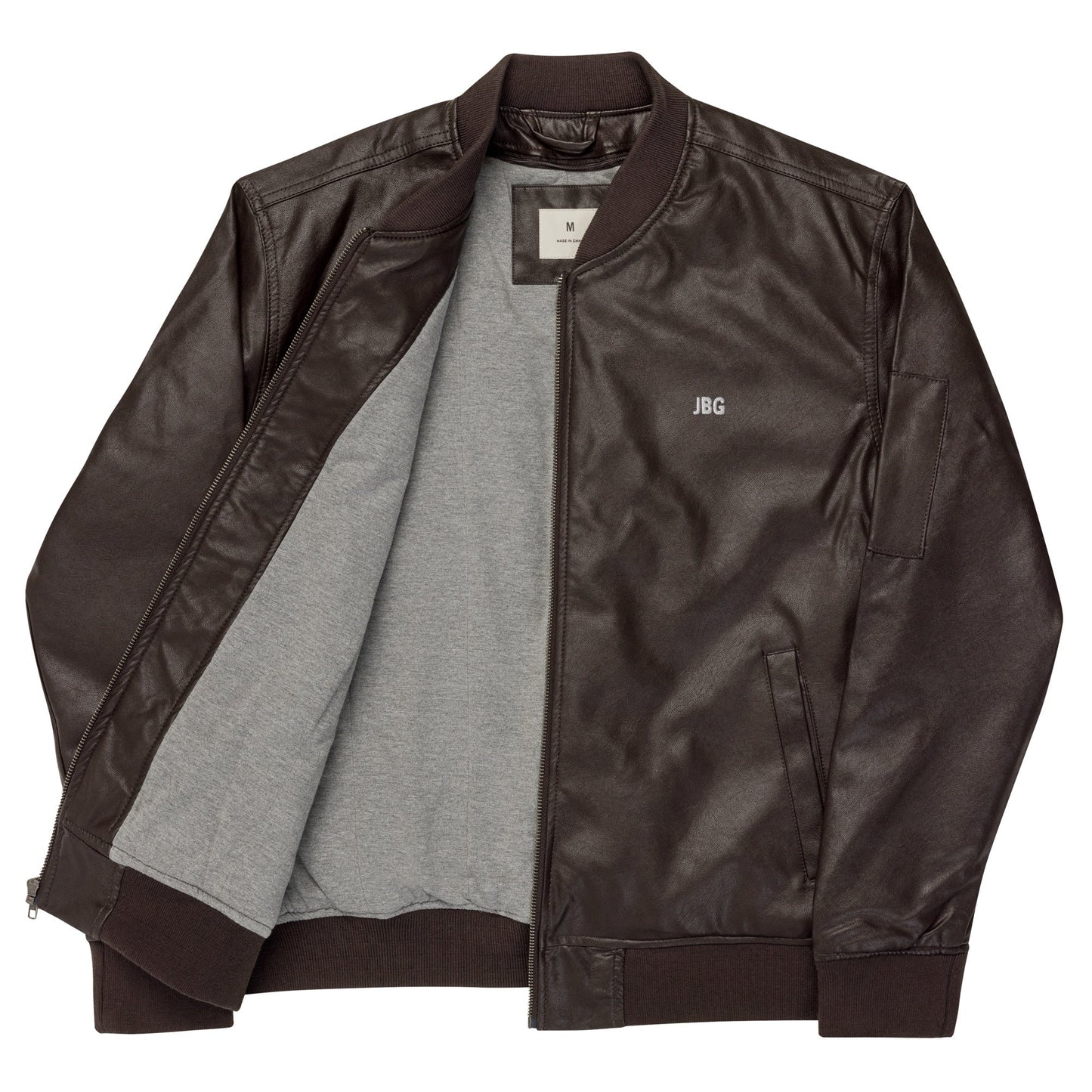 Maybe Next Time womens Leather Bomber Jacket