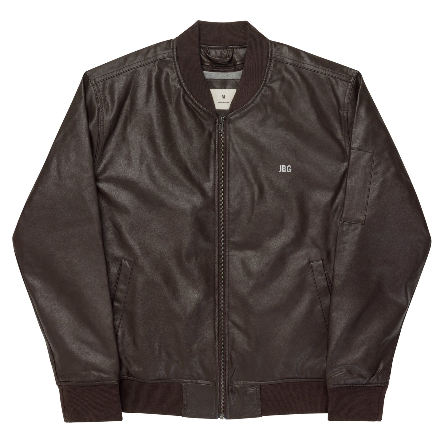 Maybe Next Time Leather Bomber Jacket