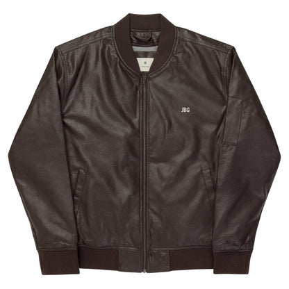 Maybe Next Time Leather Bomber Jacket