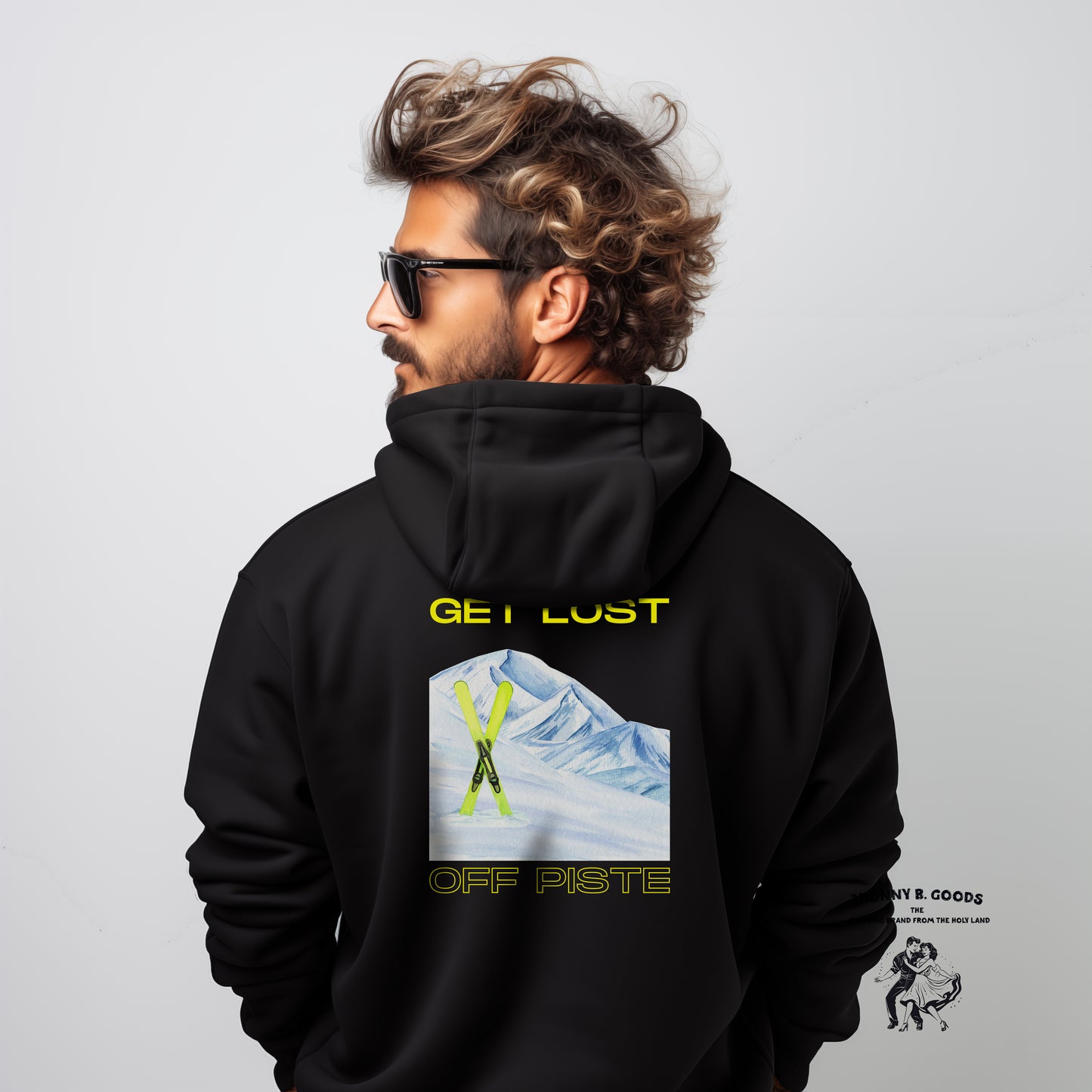 Get Lost Off Piste Unisex midweight hoodie