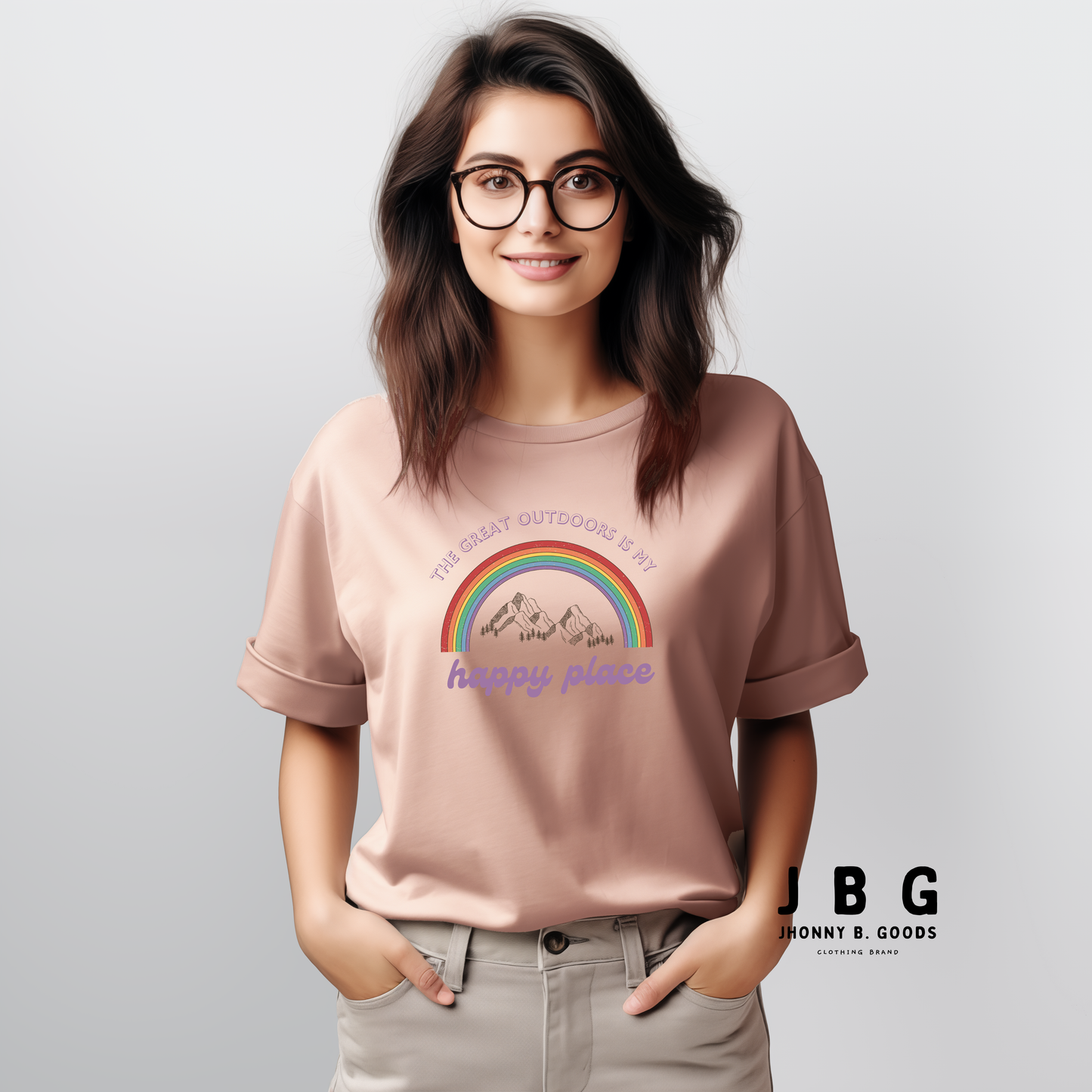 Happy Place women's t-shirt