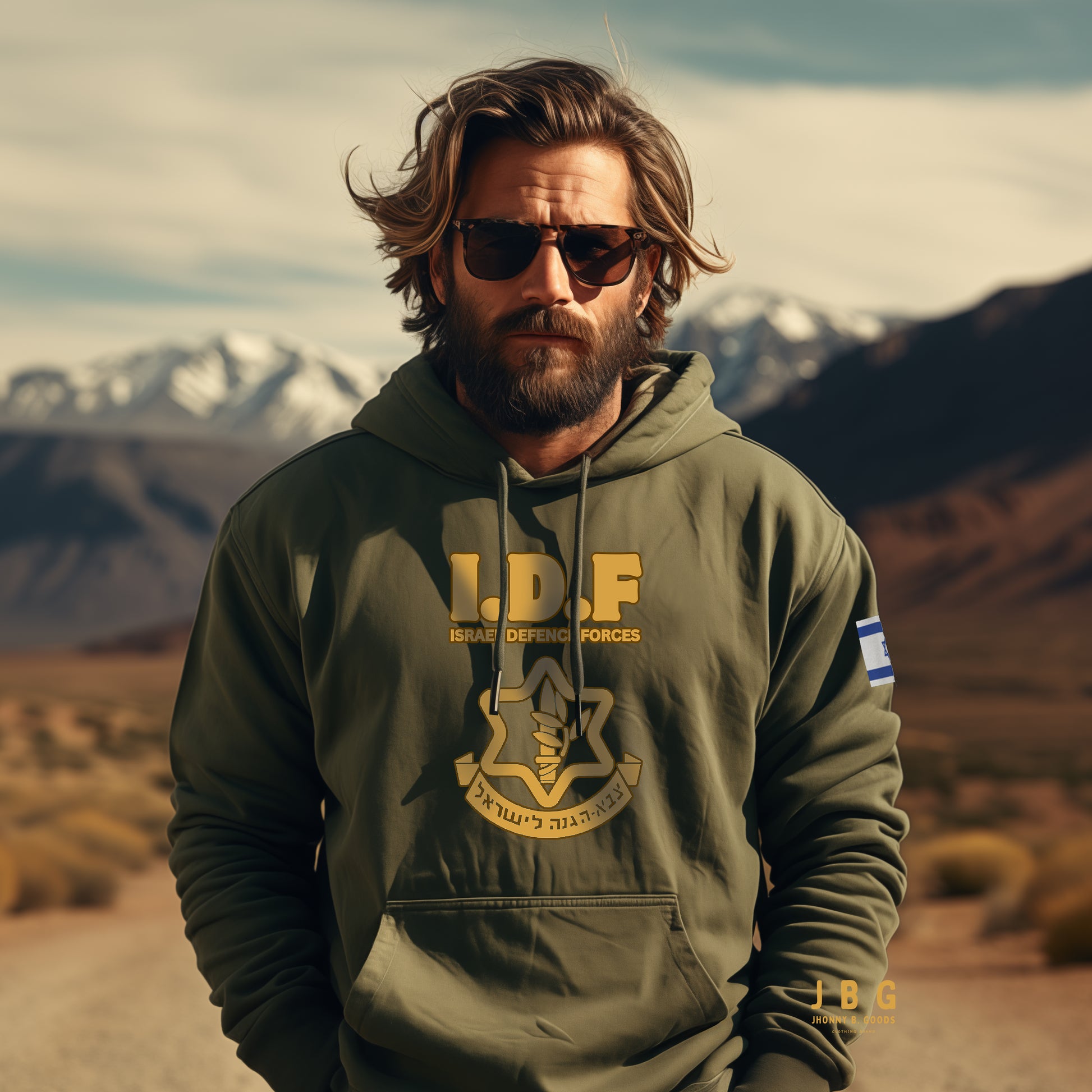 Tzahal Vintage IDF Logo men's Hoodie - Jhonnybgoods