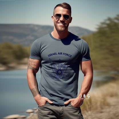 Israel Air-Force men's  garment-dyed heavyweight t-shirt