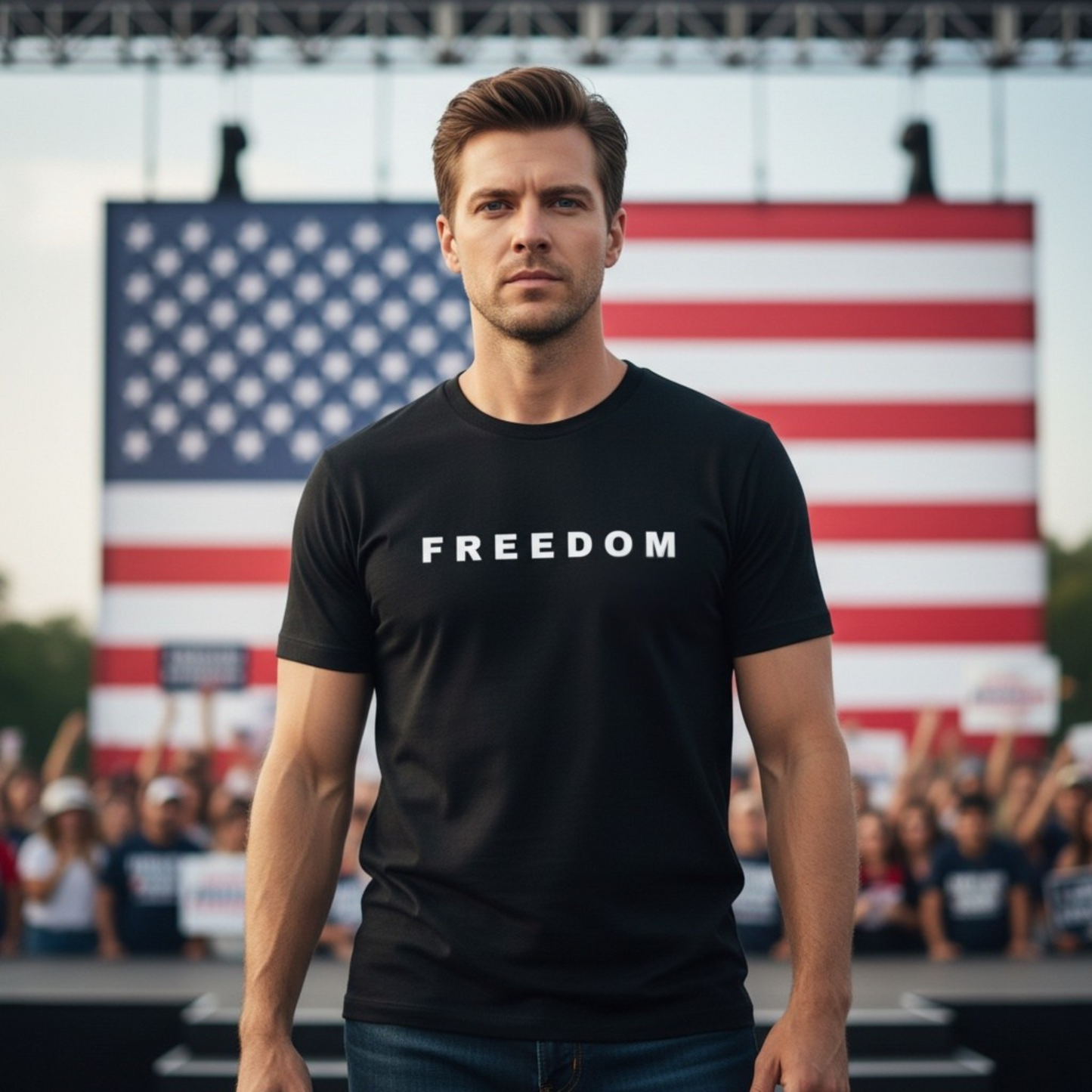 Freedom Tee (dark) - C.K Classic Premium T-shirt