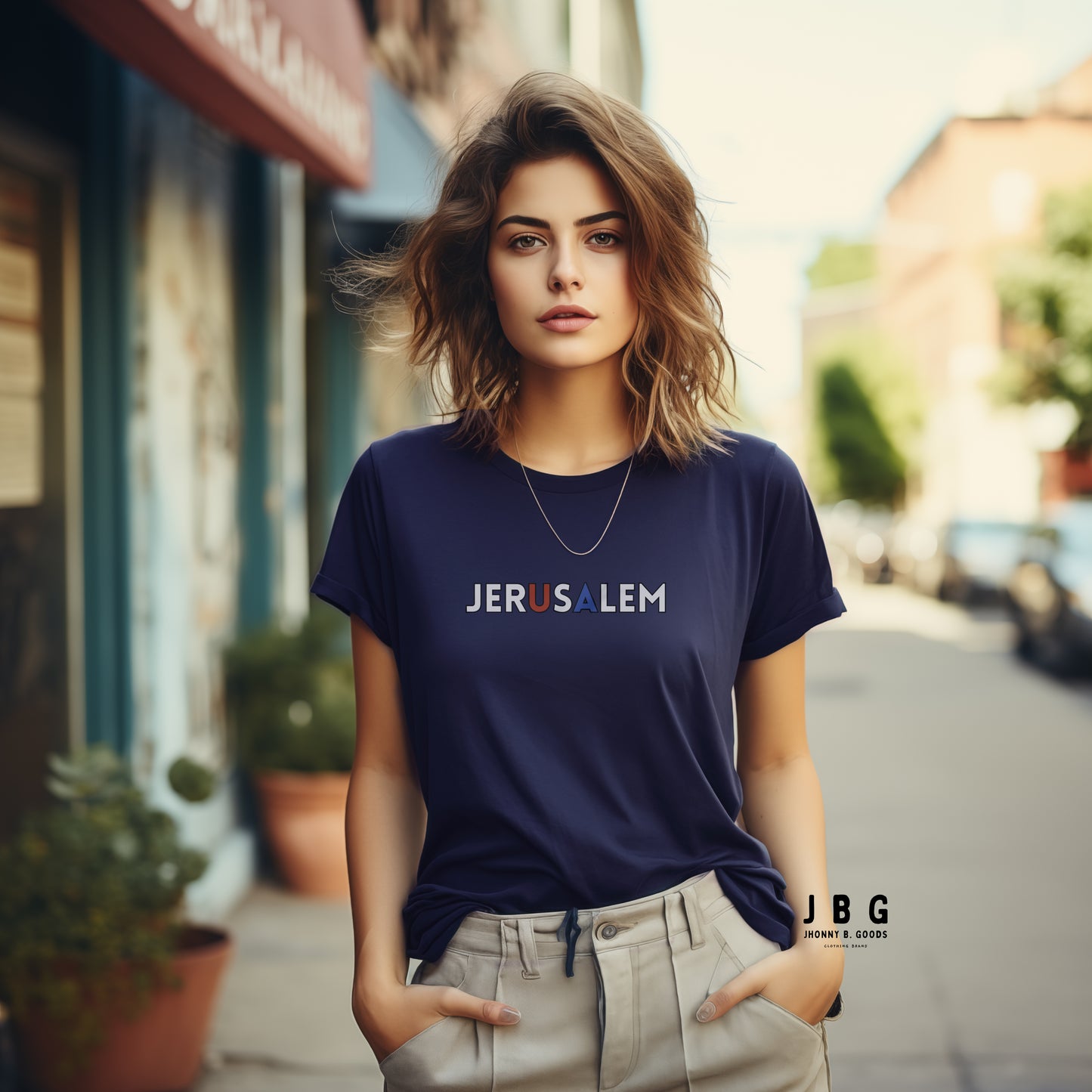 JerUSAlem womens  t-shirt