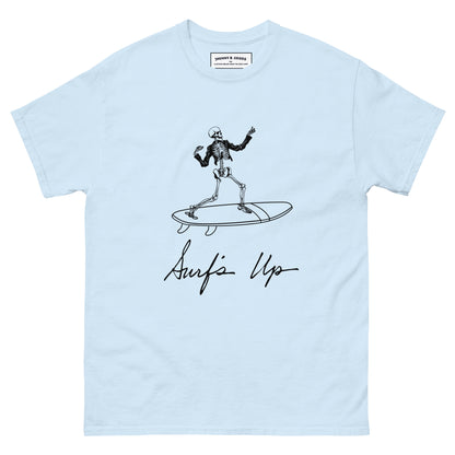 picture of light blue surfsyle t-shirt