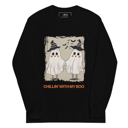 Chillin' with my Boo Unisex Long Sleeve Shirt