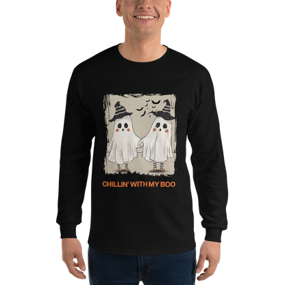 Chillin' with my Boo Unisex Long Sleeve Shirt