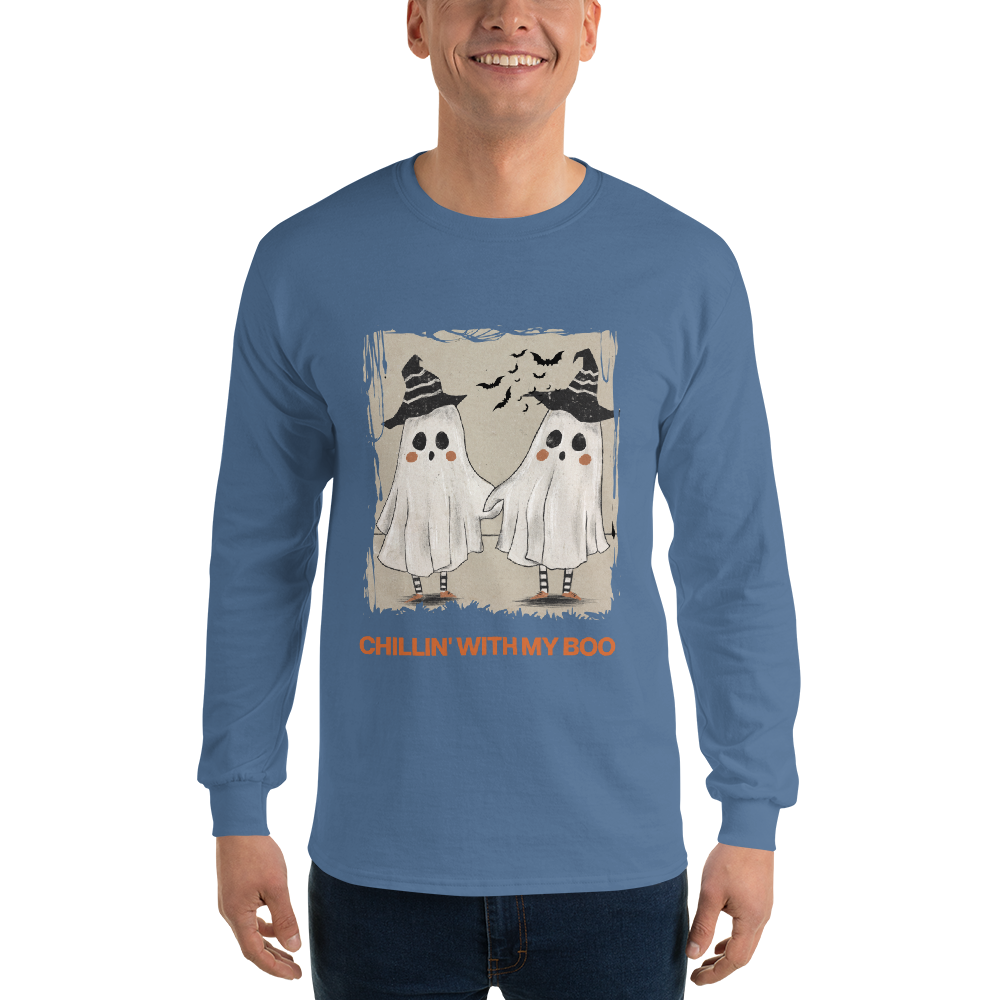 Chillin' with my Boo Unisex Long Sleeve Shirt