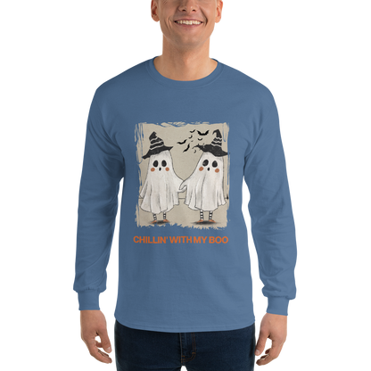 Chillin' with my Boo Unisex Long Sleeve Shirt