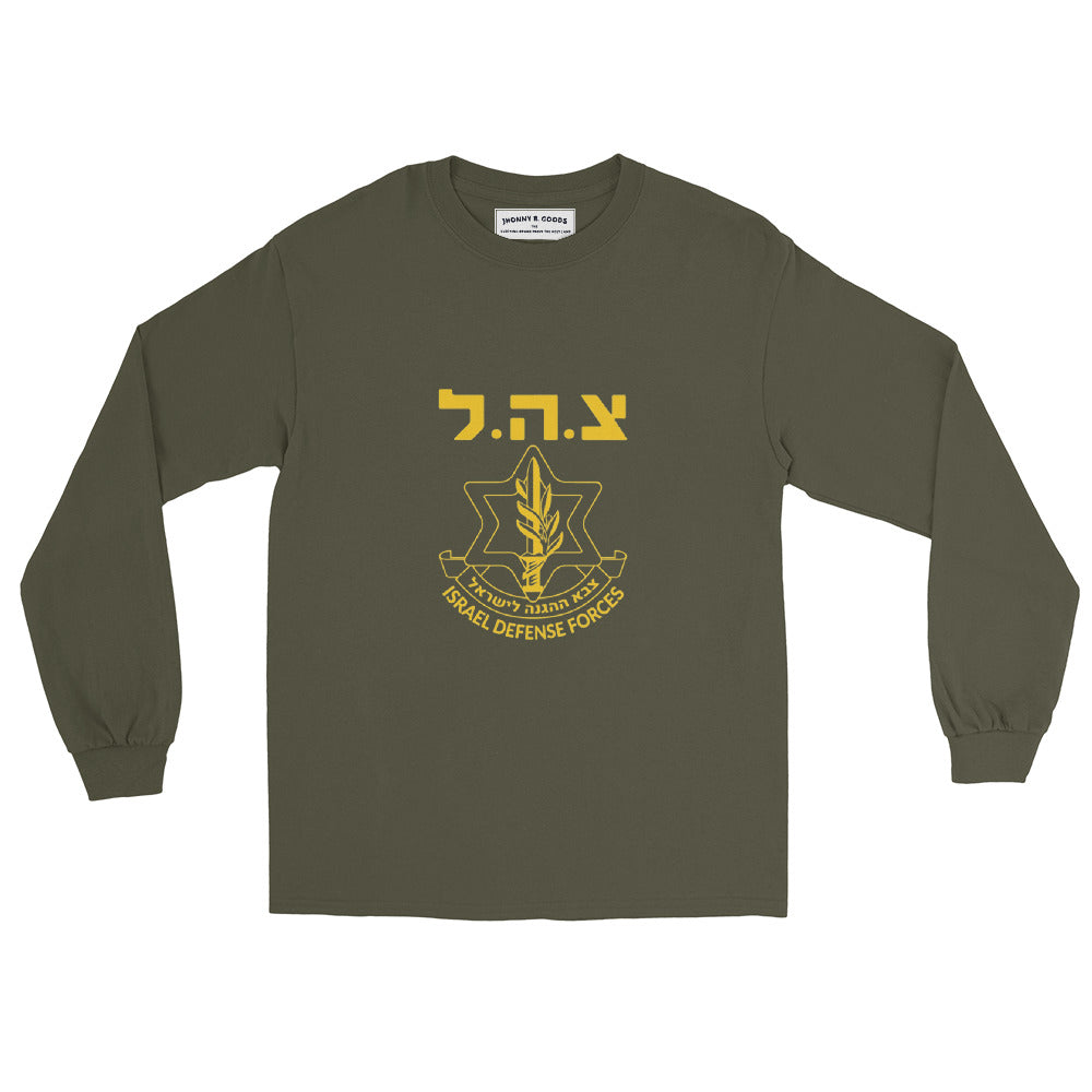 IDF Vintage Logo Men’s Long Sleeve Shirt