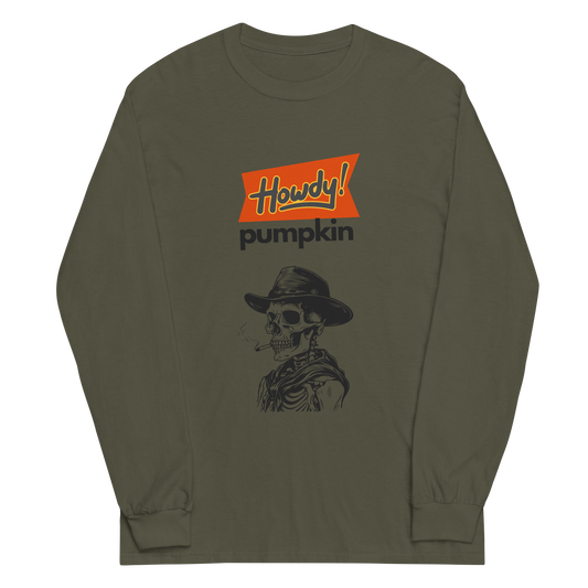 Howdy Pumpkin Long Sleeve Shirt