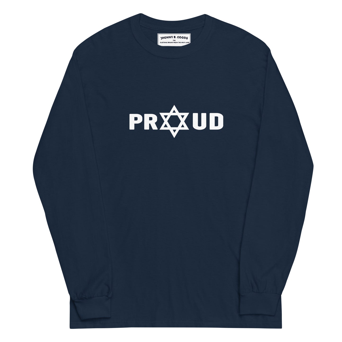 Proud Jewish Men’s Long Sleeve Shirt