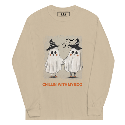 Chillin' with my Boo Unisex Long Sleeve Shirt