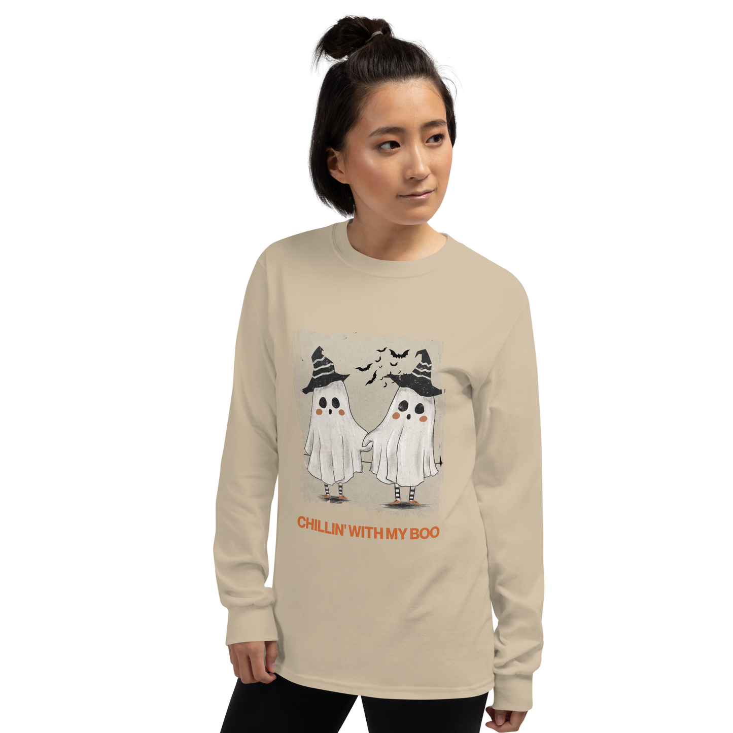 Chillin' with my Boo Unisex Long Sleeve Shirt