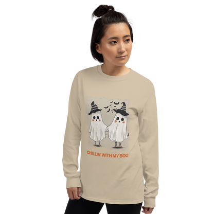 Chillin' with my Boo Unisex Long Sleeve Shirt