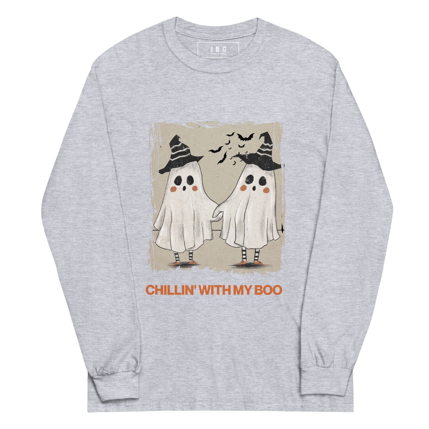 Chillin' with my Boo Unisex Long Sleeve Shirt