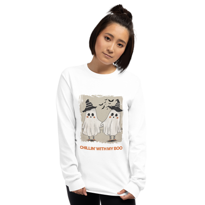 Chillin' with my Boo Unisex Long Sleeve Shirt